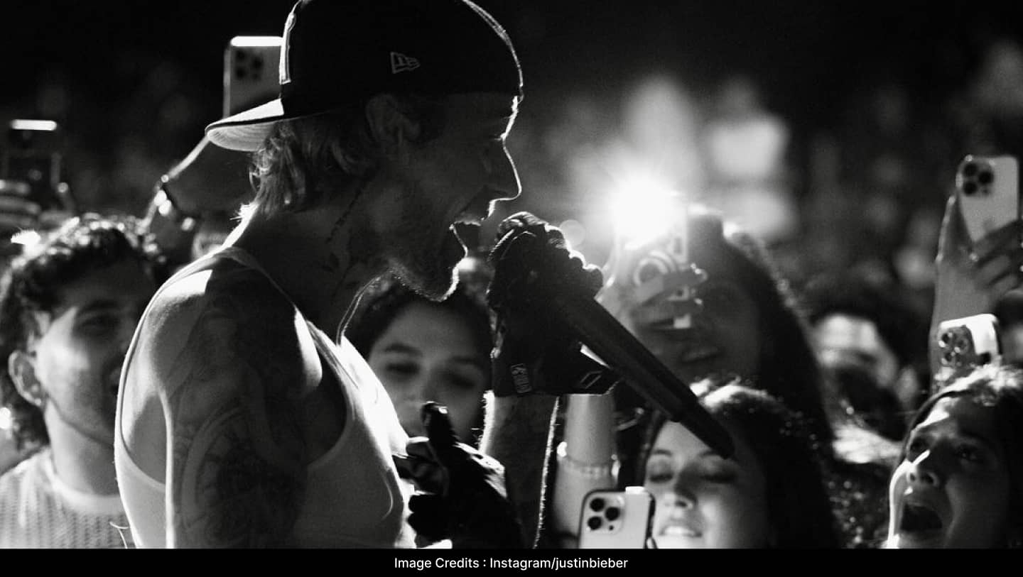 Justin Bieber performs at pre-mega wedding in India