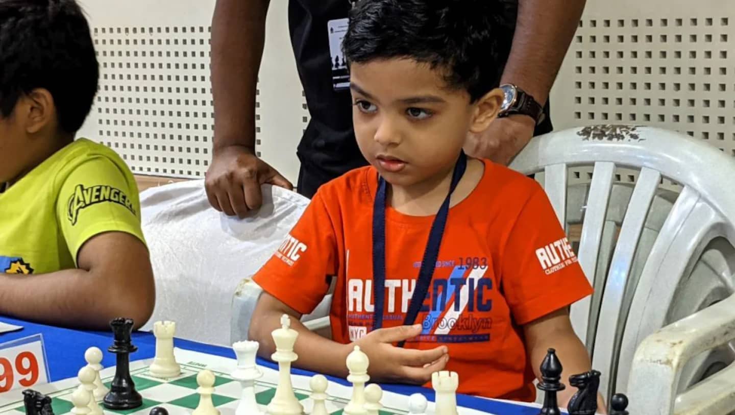 Kolkata’s 3-year-old becomes youngest chess player in history