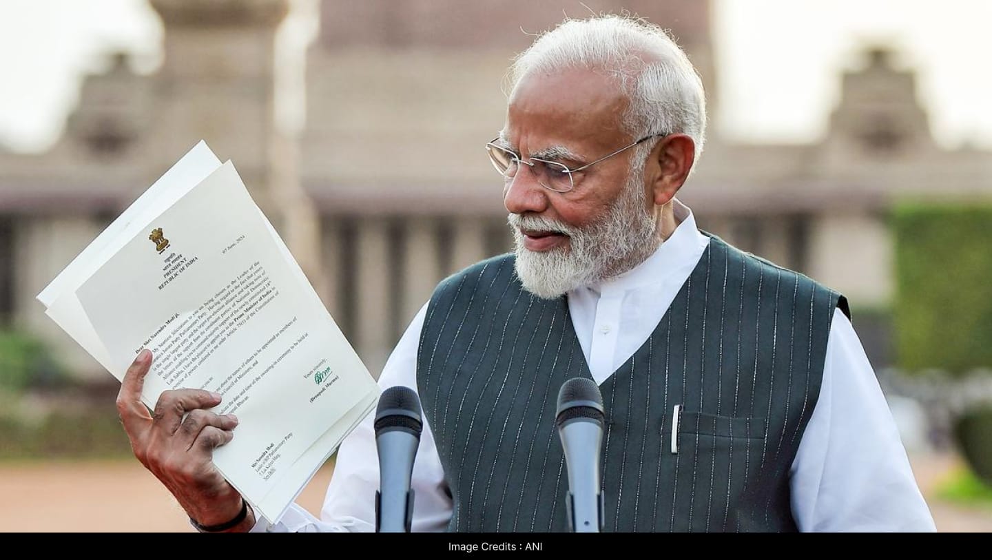 Narendra Modi sworn in for third term as prime minister of India